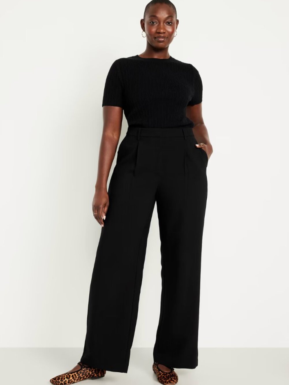 Old Navy Extra High-Waisted Taylor Wide-Leg Trouser Pants
